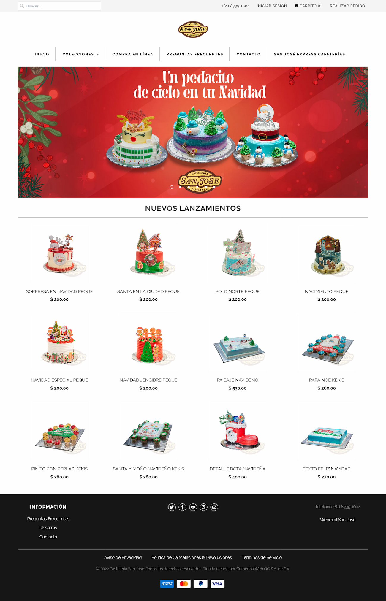 Sitio web San Jose